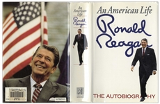 Ronald Reagan Signed Copy of His Autobiography ''An American Life'' -- From the Ronald Reagan Presidential Library